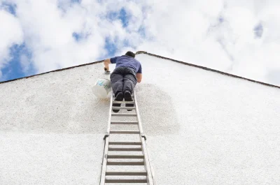 Peinture extérieure à Davézieux — façades et ravalement